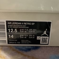 Jordan Retro 4 SB Navy Size 12.5 
