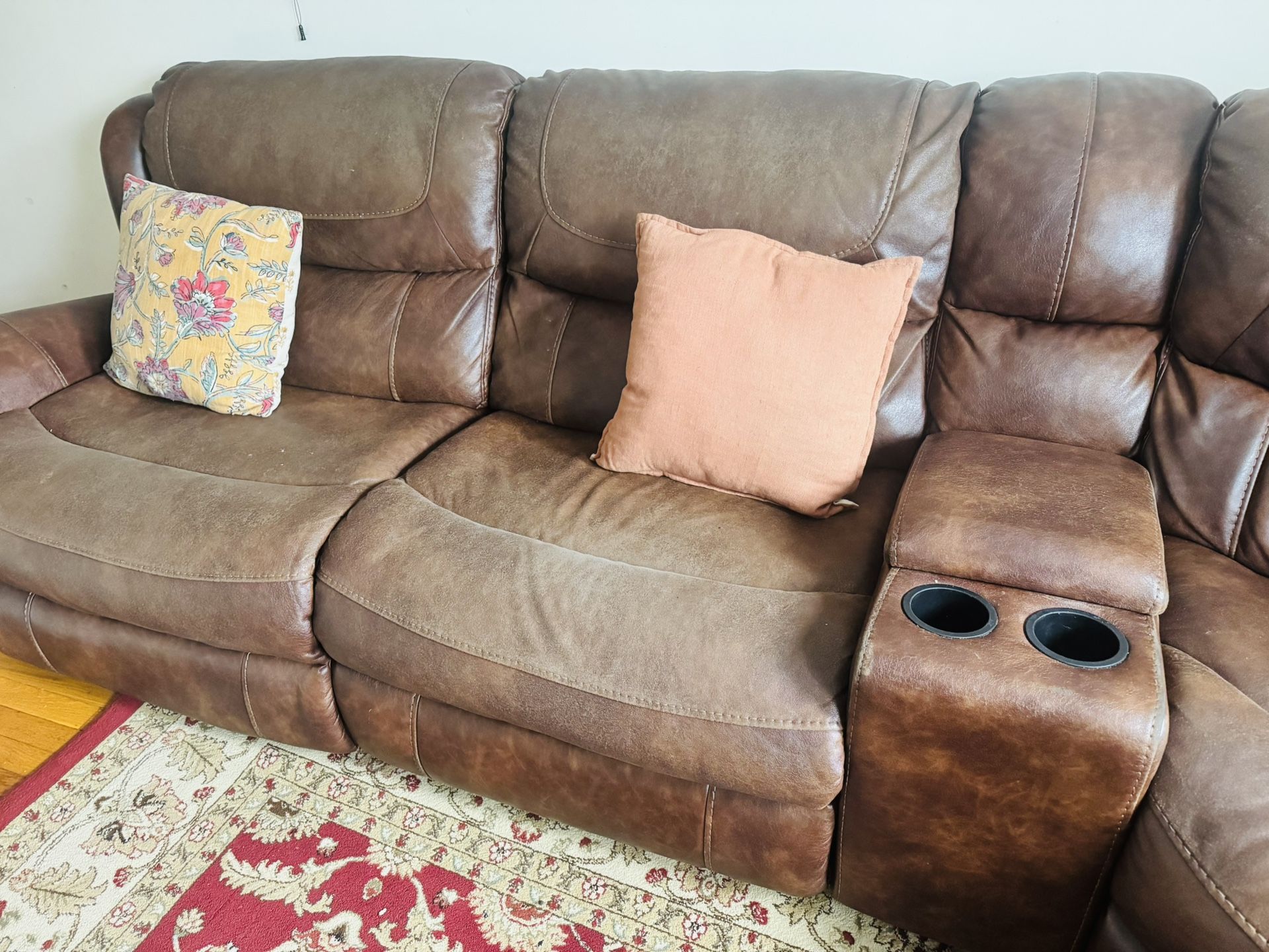 Leather Seat Recliner Sofa Furniture