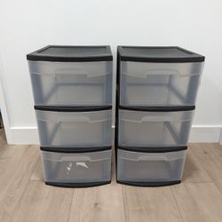 Sterilite 3 Drawer Storage Bins 