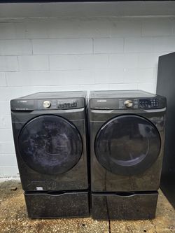 Samsung washer and dryer with a 60-day warranty