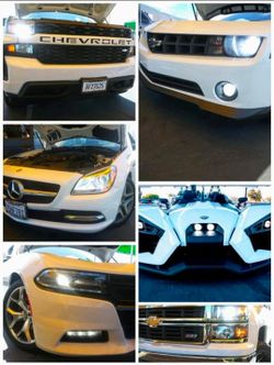 Car Led Headlights Kit Model 9006 (Same as 9005 9012 HB3 HB4 H10) 

$29 COMPLETE KIT 
2 BULBS for:
Headlights, Low beam, High beam, DRL or Foglights
*