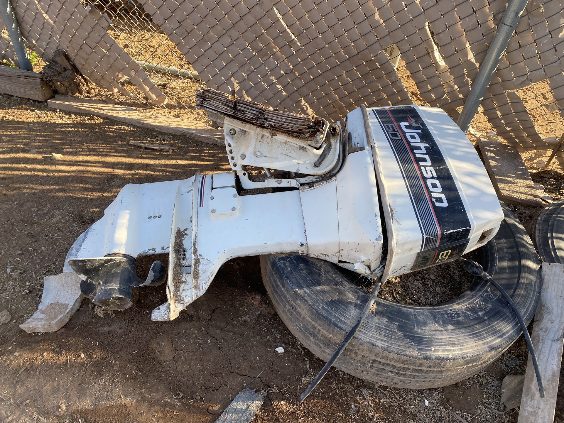Johnson 60 Hp Outboard Motor For Parts