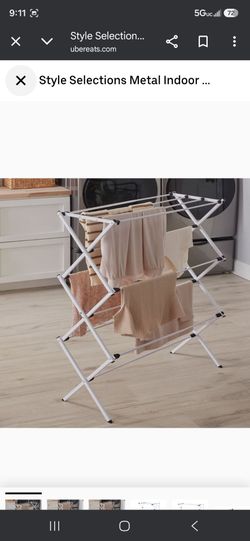 Clothes rack, shoe rack, and drying rack.