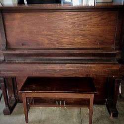 Jacob Doll And Son Upright Piano