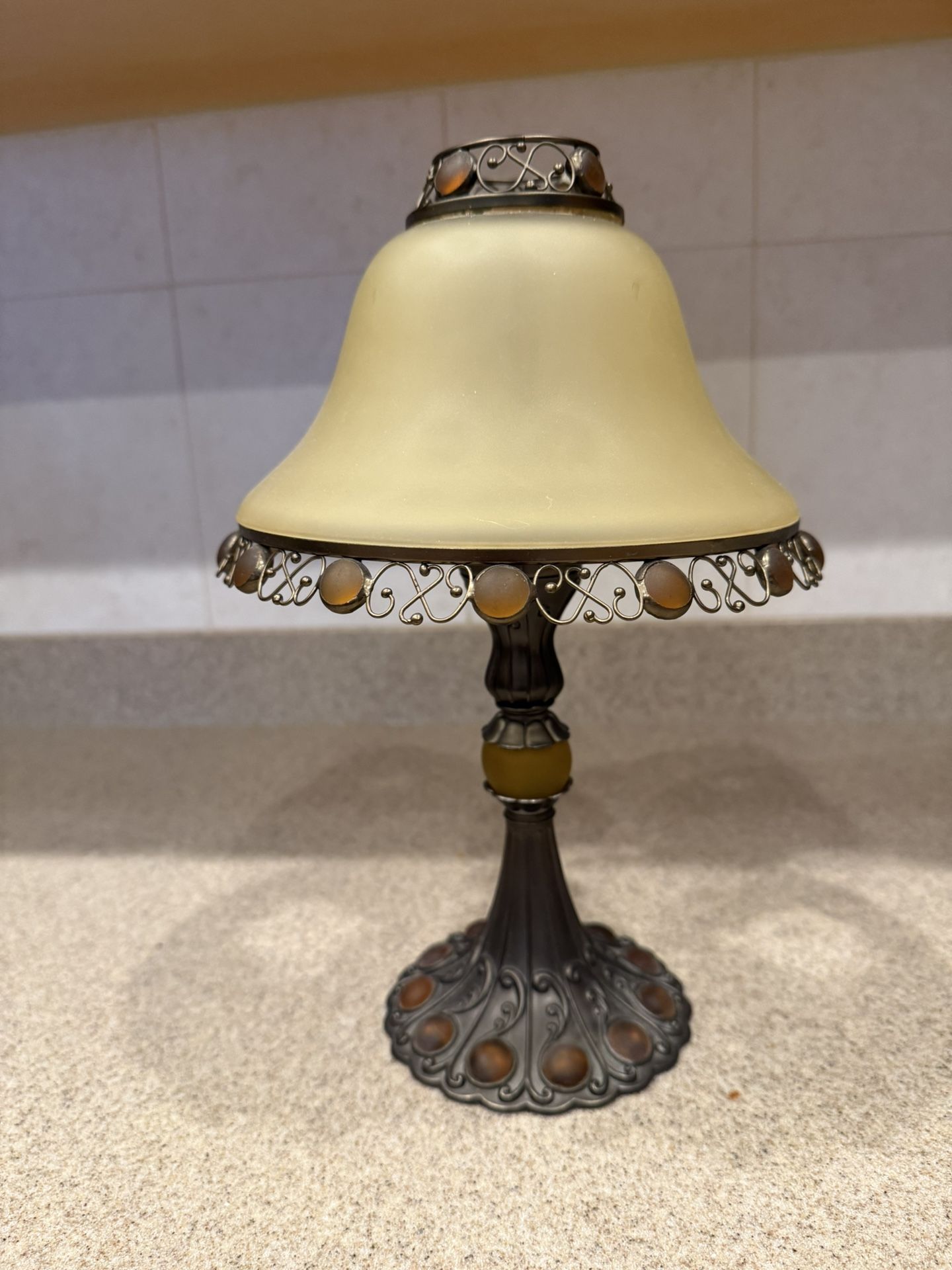 PartyLite Paris Retro Tealight Lamp Retired