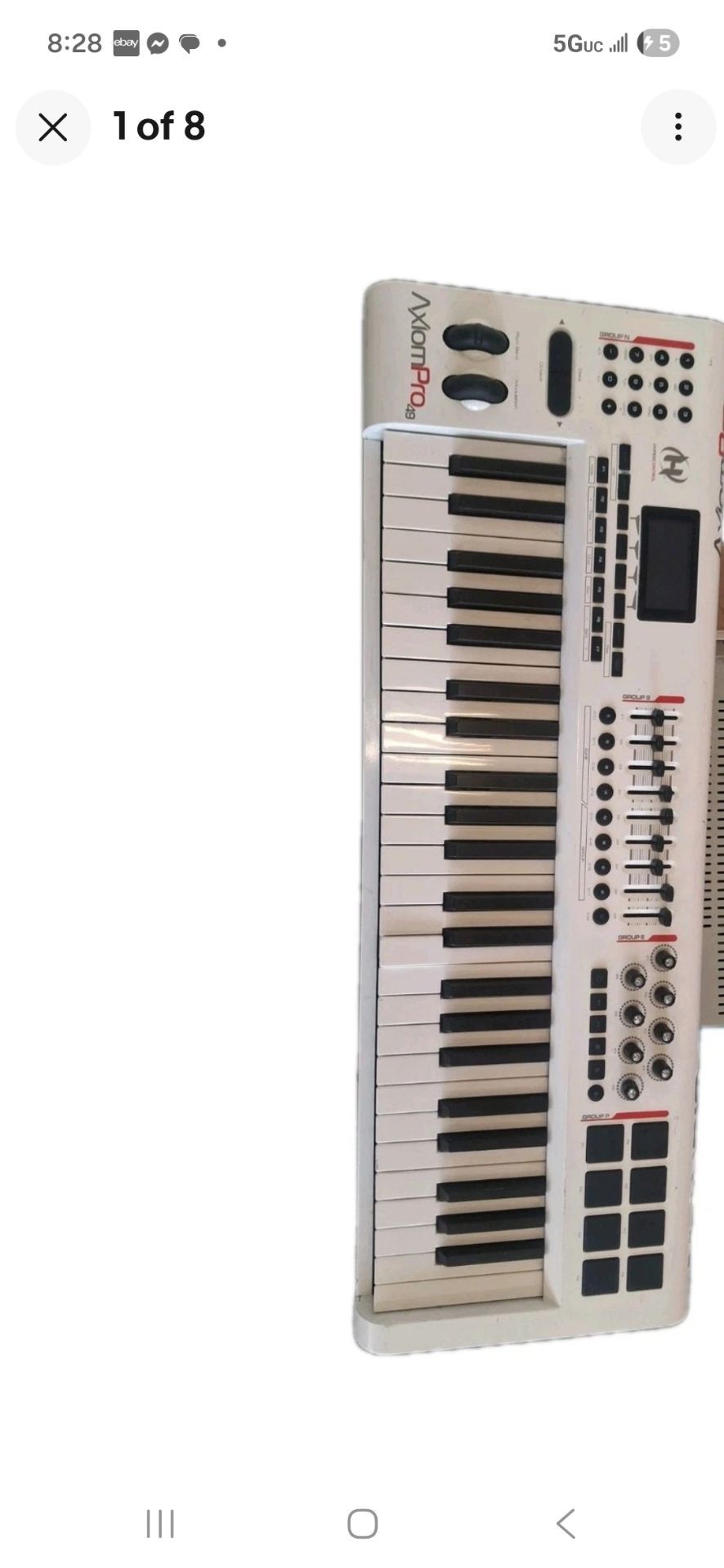 M-Audio Axiom Pro 49 Midi Keyboard HyperControl Technology Working