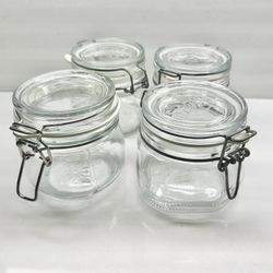 Glass Jars x 4