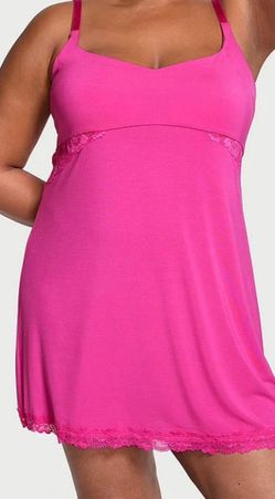 NWT Victoria's Secret pink sweetheart slip dress size Large