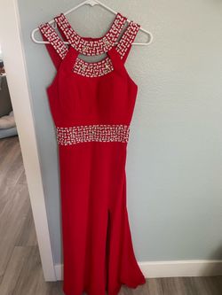 red dress, size S