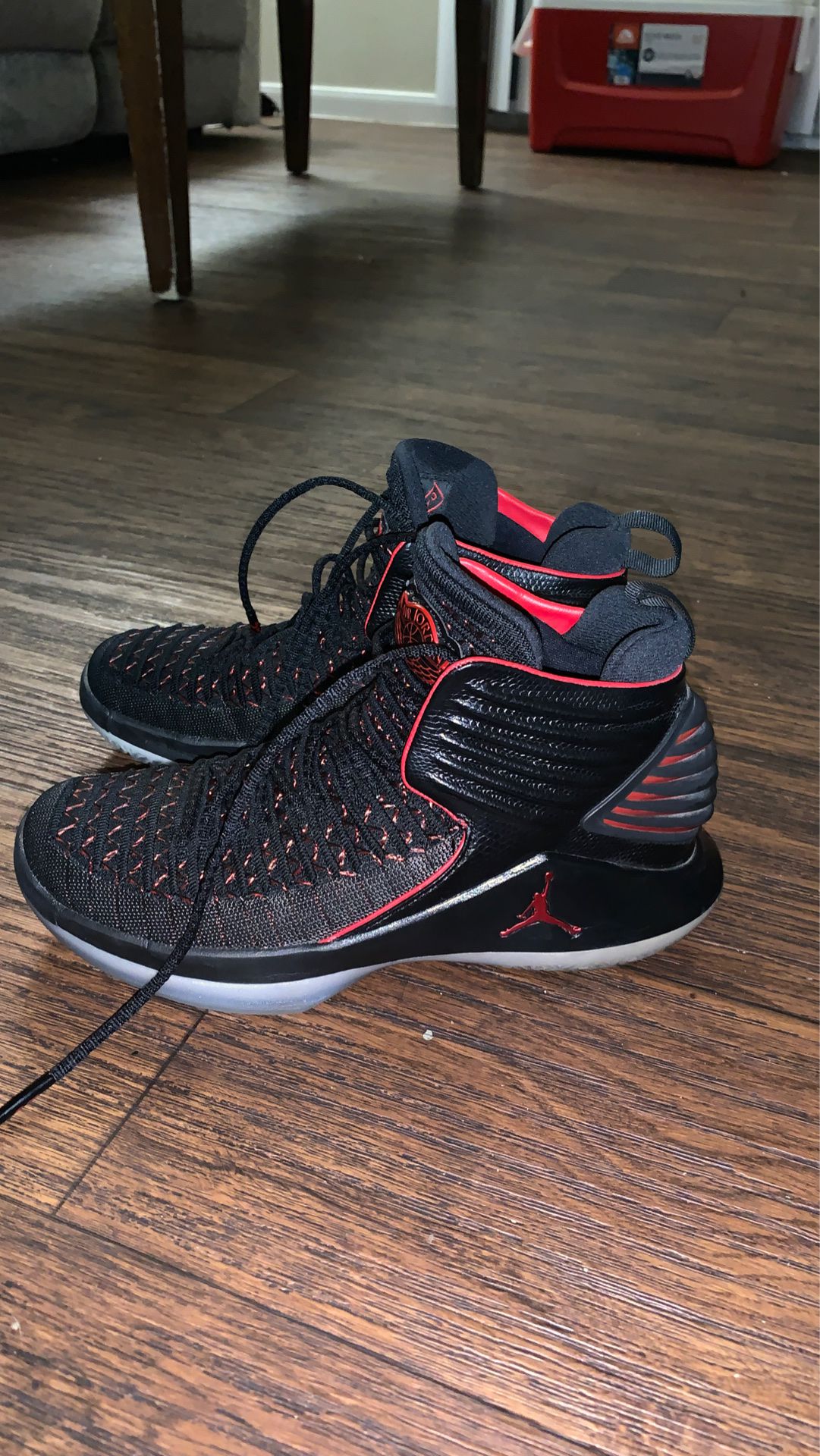Nike Air Jordan 32 mj banned shoes black size 5