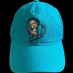 BreastFriends. org Brand Cancer Baseball Turquoise Cap/Hat