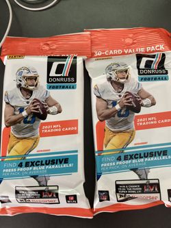 2021 Panini Donruss NFL Football Fat Packs
