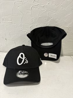 MLB New Era Baltimore Orioles  Black 9forty  A Frame SnapBack Hats 