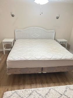 Wicker King bedroom suite