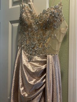 New Beautiful champagne new formal dress