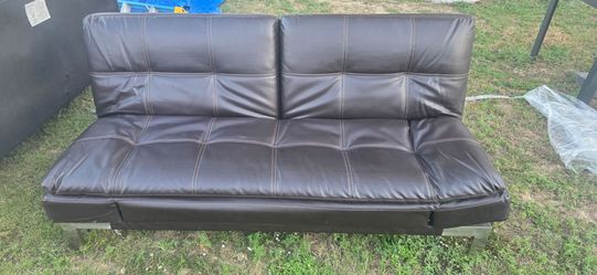Leather Sleeper Sofa/Futon