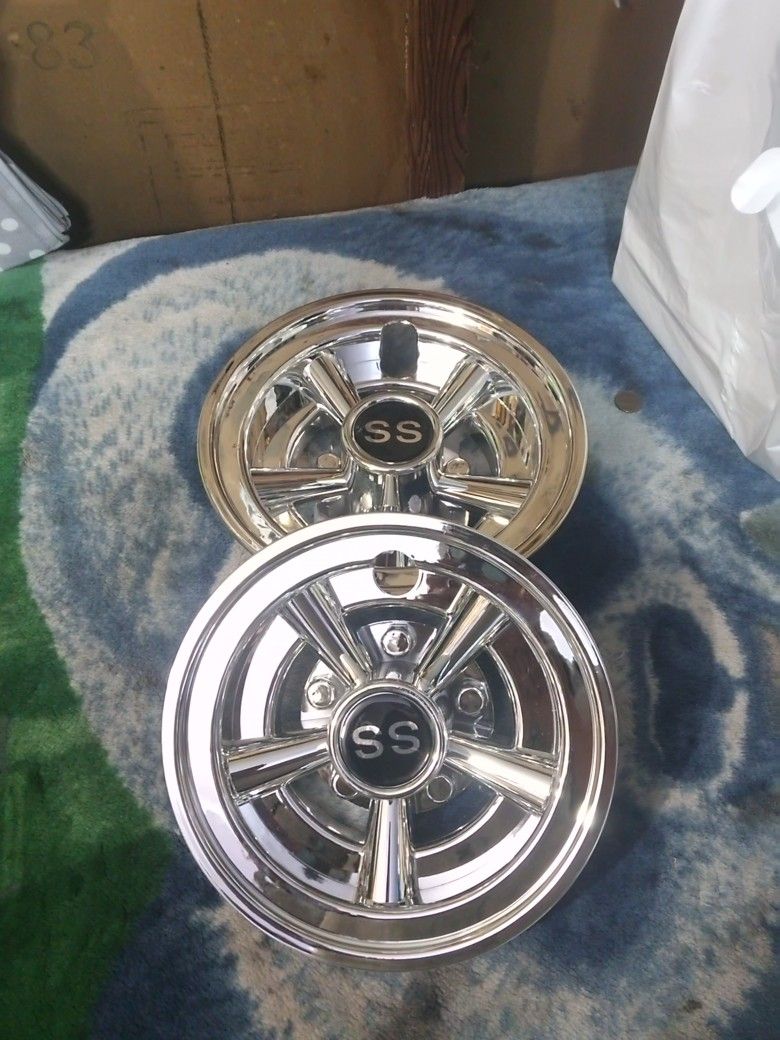 Golf CART SS Wheel Covers (Set Of 2)