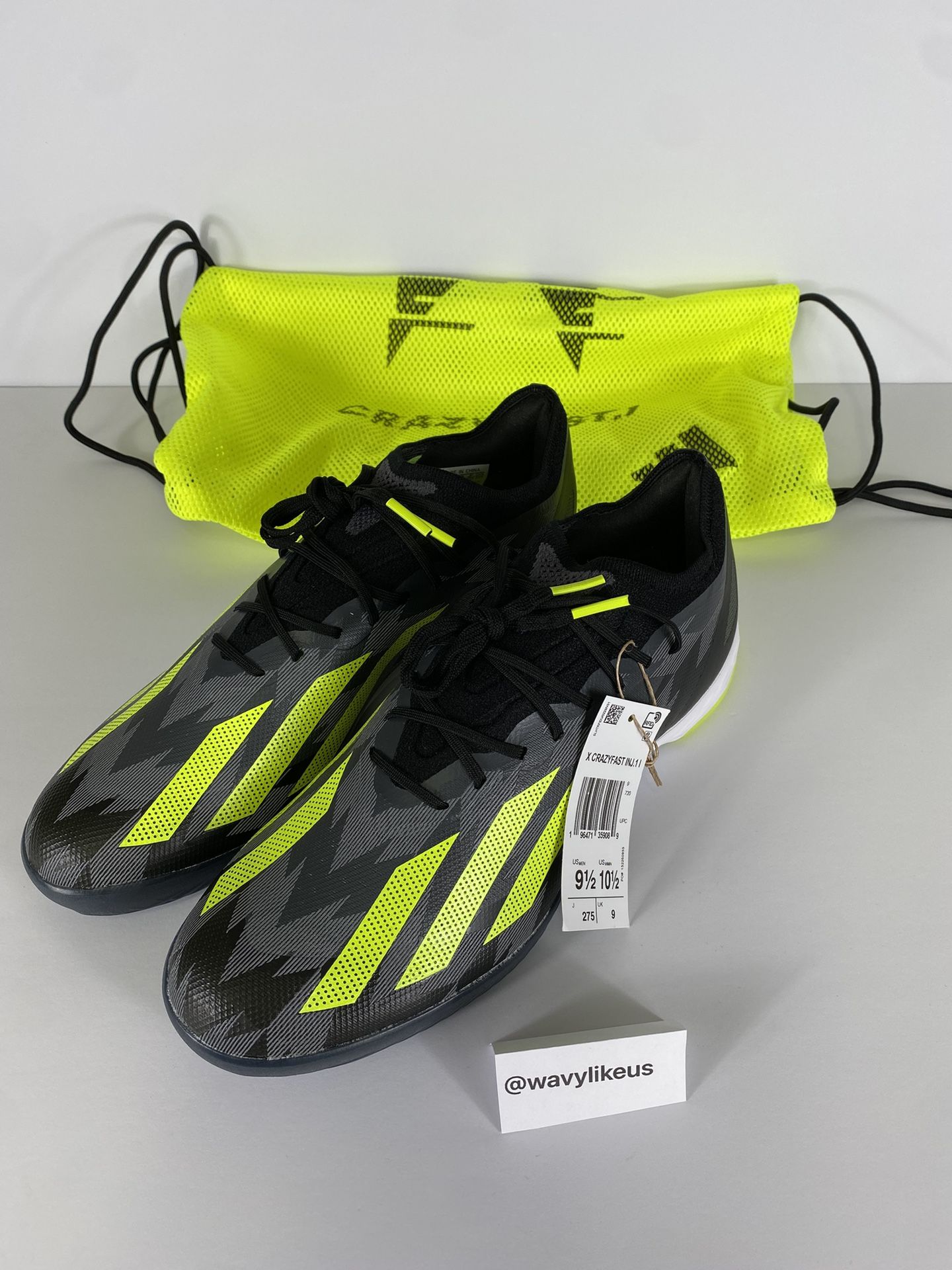 ADIDAS X CrazyFast INJ. 1 Indoor Mens Size 9.5 [IG6272]