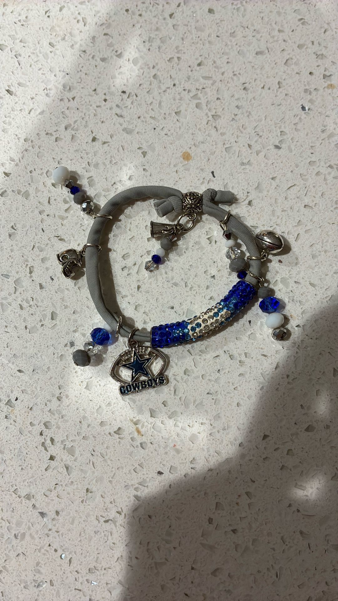 Dallas Cowboy Bracelet W Charms
