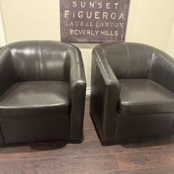 Leather Chairs 