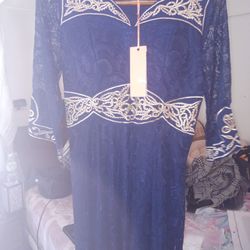 Log Dress ZLand xL Blue 💙