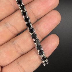Authentic Black Moissanite Bracelet 5mm 7inches✨ 💎 