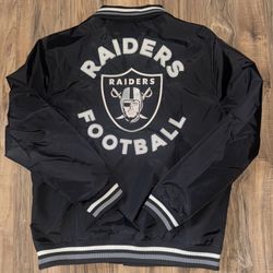 New Men’s Size Large Las Vegas Raiders Nylon Jacket 