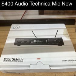 Brand New Audio-Technica 3000 Series (4th Gen) Network Enabled UHF Wireless Microphone System 