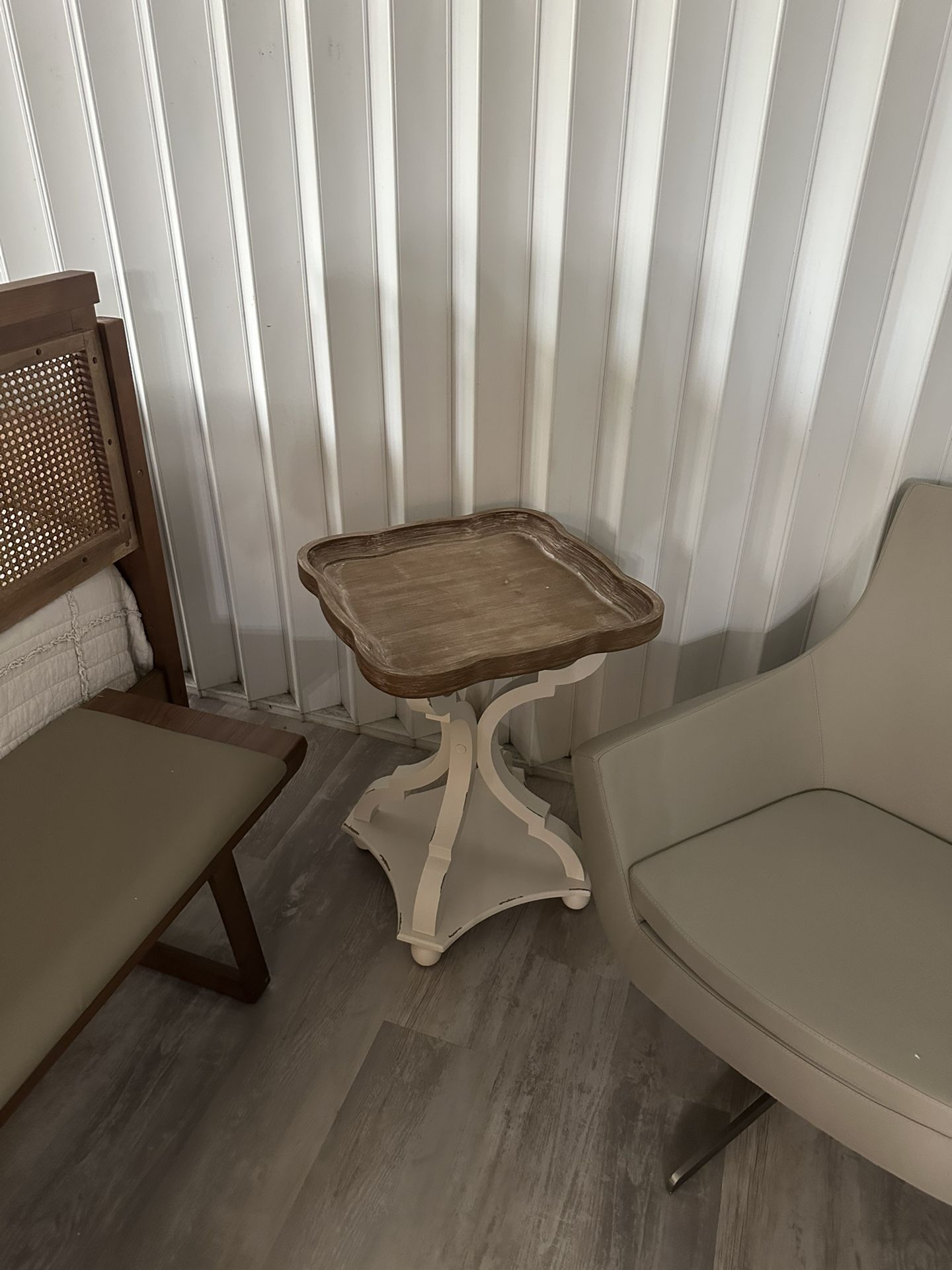 Weathered Wood Side Table