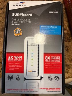 ARRIS SURFboard SBG6700-AC Cable Modem & Wi-Fi Router