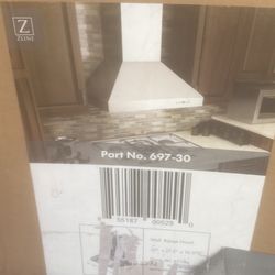Stainless Steel Range Hood “Brand New”