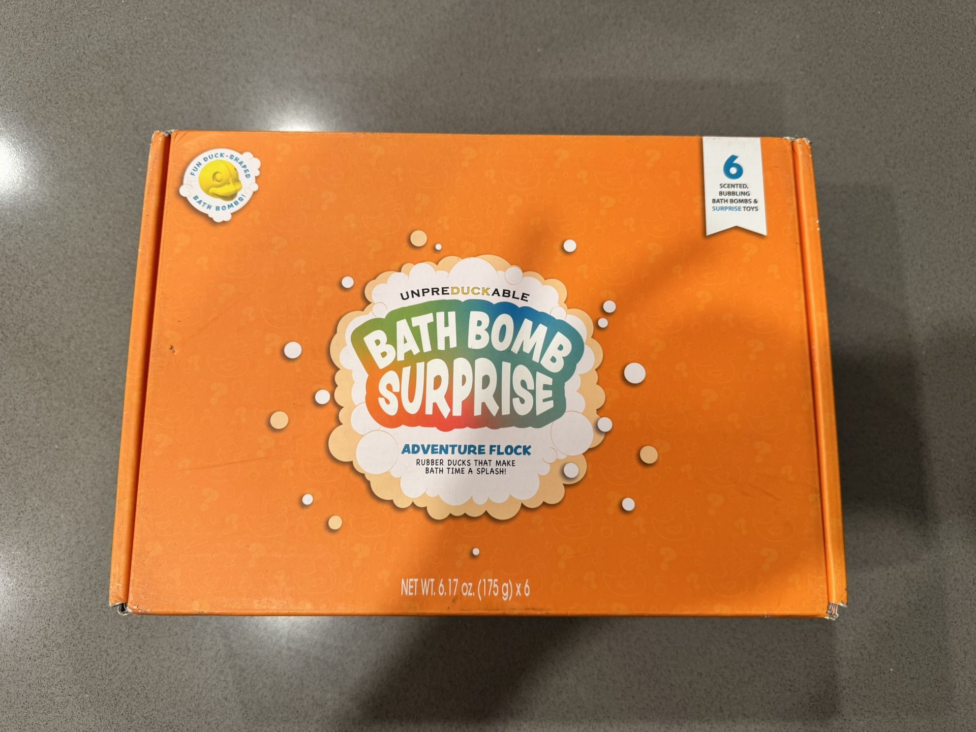 Unpreduckable Bath Bomb Surprise Adventure Flock 6 Pack