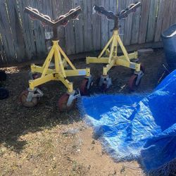 Two Max Jax Pipe Jacks 