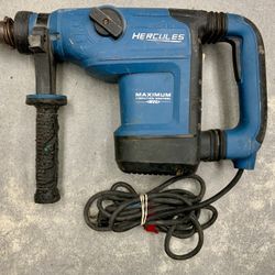 Hercules 12 Amp 1-9/16 Inch SDS Max Variable Speed Rotary Hammer Max Vibration Control Corded Electric Tool Demo Demolition Job Site Professional