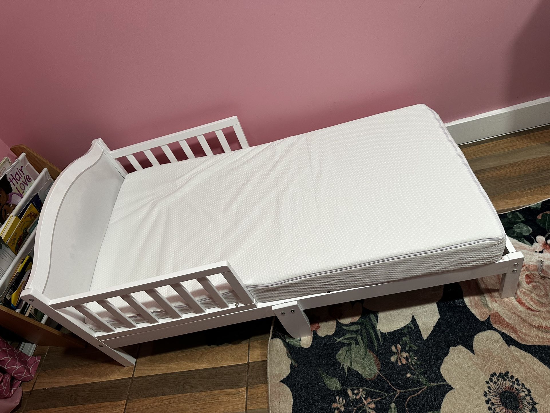 Toddler Bed and Mattress 