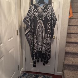 Virgen Of Guadalupe Poncho  