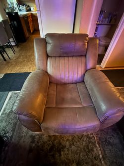 Gray Recliner Chair