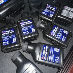 2 cycle oil reg or synthetic .50 each 2.6 or 1qt 