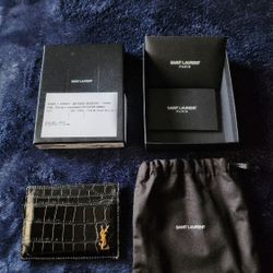 2020-21 Saint Laurent YSL Tin Mon Card Holder