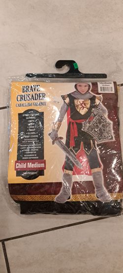 Boys brave crusader costume NIB