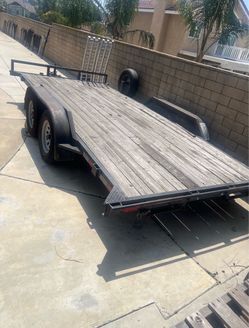 Heavy duty car trailer
