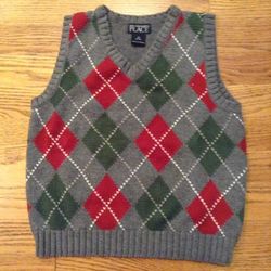 Boys Christmas sweater vest