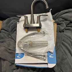 New bathroom Faucet Brushed Nickel 