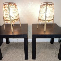 2 Side Tables / 2 Mesitas Buró 