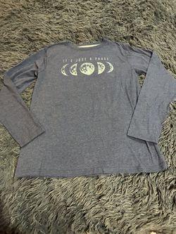 Thereabouts Boys Size 18/20 Husky “It’s Just A Phase” Moon T-Shirt