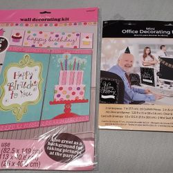 Wall Decorating Kit Happy Birthday Theme