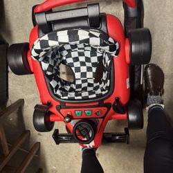 Foldable Activity Walker with Adjustable Height & Speed, Music, Lights