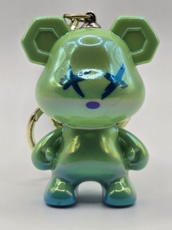 Teddybear x eyes Keychain green