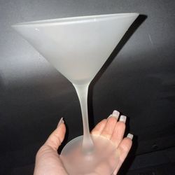 Frosted Martini Glasses