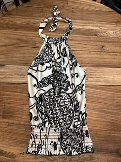Y2K floral Charlotte Russe  satin halter top  Small